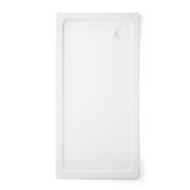 (RR137) 1500x800mm Rectangular Ultra Slim Stone Shower Tray. RRP £369.99. Low profile ultra s...((