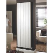 (RC55) 1500x595mm OCEANUS DUPLEX HORIZONTAL OR VERTICAL DESIGNER RADIATOR WHITE. RRP £399.99. ...