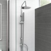 (JL59) 200mm Round Head, Riser Rail & Handheld Kit. RRP £209.99.Thermostatic benefits allows c...