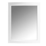 (RR67) Aida Single door White Mirror cabinet. The contemporary white finish creates an(RR67) Aida