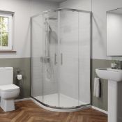 (RR116) 1200mm x 900mm Offset Quadrant Shower Enclosure. RRP £549.99. If you want to upgrade y...((