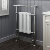(HM117) 952x659mm Large Traditional White Premium Towel Rail Radiator. We love this because it...