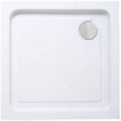 (RR151) 900x900mm Lagan Square Shower tray. Lagan range is ideal for domestic or commercial(RR151)