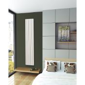 (NV111) 1800x300mm Designer Blaze Double Aluminium Radiator White. RRP £449.99. Elegant, hand-...(