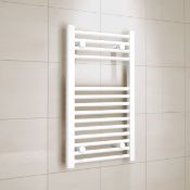 (DE119) Kudox 250W Electric White Towel warmer (H)700mm (W)400mm A great towel warmer not only...