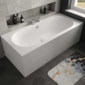 (PC137) 1750x750mm Twyford Rio Double Ended Bath.RRP £429.99.No Tap Hole Bath The Twyford Rio ...