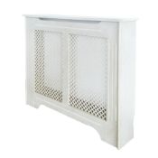 (LV150) VICTORIAN RADIATOR CABINET WHITE 1220 X 210 X 918MM. White finish. Provides a practical...