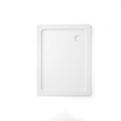 (UR63) 1000x760mm Rectangular Stone Shower Tray - Ultra Slim. RRP £399.99.Low profile ultra sl...