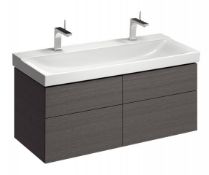 (QR4) Keramag 1174mm Xeno2 Vanity unit. RRP £1680.99. Comes complete with basin. A premium b...