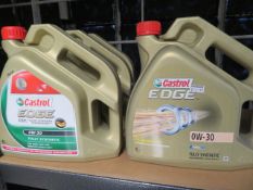 4 x ITEMS TO INCLUDE: 3 x CASTROL EDGE FST 0W-30 FULLY SYNETHETIC OIL & 1 x CASTROL EDGE TITANI...
