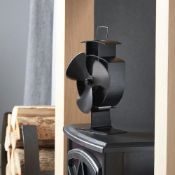 (KG37)3 Blade Stove Fan. Heat powered stove fan - increases the efficiency of your stove oven o...