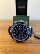 Limited Edition Hand Assembled GAMAGES Rotating Moon Phase Automatic Steel– 5 Year Warranty & Free D
