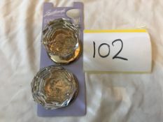1 Pair Gainsborough Crystal Knob Set