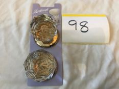 1 Pair Gainsborough Crystal Knob Set