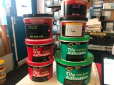 7 x Tile Adhesive