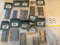 10 x Eclipse Steel Butt Hinges
