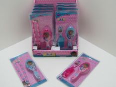 12x Disney Junior Necklace & Brush/Comb Set