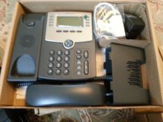 CISCO Small Business 8 Line IP Phone with Display, POE and PC Port