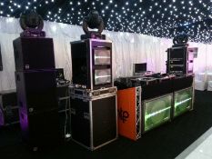 D and B Audiotechnik C7 Series Sound System with D12 Amplifiers, Racks and Cabling