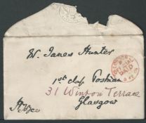 G.B. - Official 1891 Official Paid Envelope addressed to 