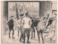 BOER WAR 1899. Pen & Ink sketch 