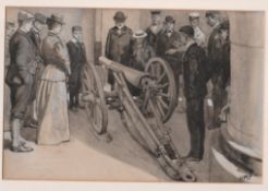 Boer War 1900 Pen & Ink wash sketch by Henry Marriot Paget, (1856-1936)