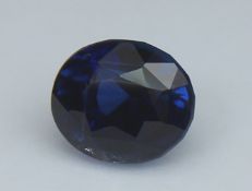 1.08 Ct Sapphire, Deep Blue
