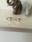 Dower & Hall Cufflinks - Sterling Silver