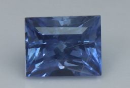 1.23 Ct Blue Sapphire, Untreated