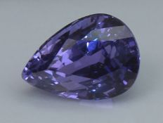 1.06 Ct Violet Sapphire, Untreated, Color Change Effect