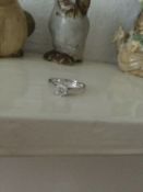 18Ct Gold .50Ct Solitaire Single Stone Diamond Ring