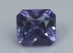 1.09 Ct Violet Sapphire, Untreated, Color Change Effect