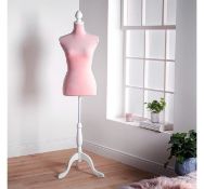 (LV162) Blush Pink Velvet Mannequin. The chic way to make or show off clothing and accessories!...