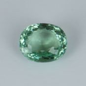 AIGS Cert. 15.22 ct. Neon Green Tourmaline