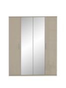Boxed Item Westbury 4 Doors Wardrobe [Cashmere Gloss] 201X160X55Cm Rrp:£514.0