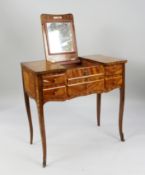 20th c. Inlaid Vanity Desk