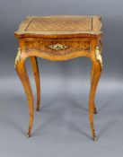 French Marquetry Ladies Vanity Table c.1880