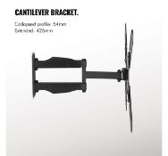 (HZ52) 20-50 inch Full Bundle Cantilever TV bracket Please confirm your TV’s VESA Mounting D...