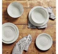 (HZ106) 12pc Melamine Dinner Set 12-piece shatterproof dinner set with 4 plates, bowls & side ...