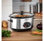 (HZ114) 6.5L Slow Cooker Sizeable 6.5L capacity – serves up to four people - great for singl...