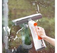 (HZ134) 3-in-1 Window Vacuum Powered by a 3.7V battery for cordless flexibility Charge time: ...