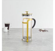 (HZ87) 1.5L Glass Cafetiere with Gold Finish Generous 1.5L capacity is ideal for serving group...