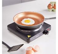 (HZ124) Single Hot Plate Small, lightweight and easily portable, use the hot plate for cooking...