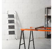 (HZ55) Saw Horse Rely on this steel saw horse twin pack to help you create a safe, sturdy saw...