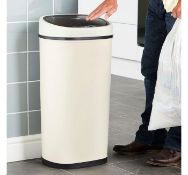 (HZ96) 50L Sensor Bin – Cream Innovative, hygienic and convenient! LED Infrared Sensor opens...