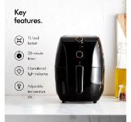 (HZ43) 1.5L Air fryer All the taste of deep fat frying with up to 80% fewer calories. Vapour ...