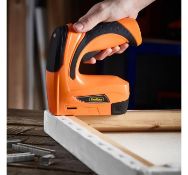 (F50) 3.6V Nailer & Stapler Ideal for crafting and decorating – quickly staple, nail or fast...