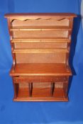 Miniature Welsh Dresser with ornaments