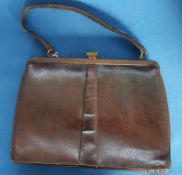 Vintage 1950s Handbag - Snake Skin Purse