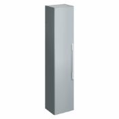 (QR110) Twyfords 1800mm Grey Tall Storage Unit. RRP £664.99. One door with soft closing mechan...